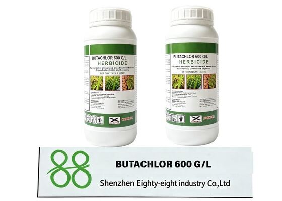 Долговечный гербицид, закрывающий почву, Butachlor 600g/L EC, подавляет прорастание сорняков до их появления, обеспечивает устойчивую защиту от пашни и водных сорняков для рисовых плантаций.
