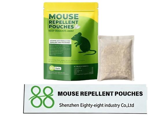 Indoor Outdoor Mouse Repellent Pouches, Long Lasting Scent Rodent Deterrent Sachets, Easy-to-Use Pouches to Keep Mice and Rats Away