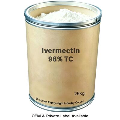 Ivermectin 98% TC (CAS:70288-86-1) Veterinary Raw Material, Chinese Factory Supply, OEM ODM Custom Labeling, High Purity  Antiparasitic Technical Powderabamectin 1.8 ec