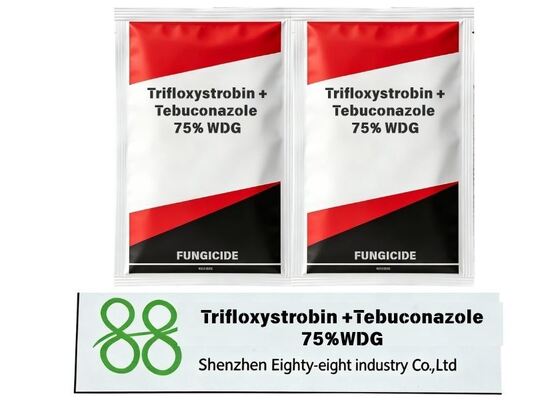 трифлоксистробин тебуконазол 75% WDG, соединенный вододиспергируемый гранулевый фунгицид, контроль пятен на листьях растений, стробилурин триазольный фунгицид, агрохимическое средство для борьбы с болезнями садов