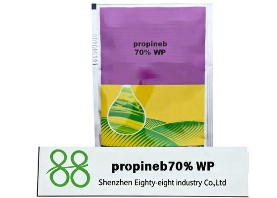 Пропинеб 70% WP защитный контактный фунгицид, широкий спектр борьбы с оомицетами и грибковыми заболеваниями, добавка цинка для сельскохозяйственных культур, оптовая поставка на фабрике.